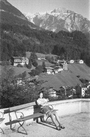 Berchtesgaden: Platz oberhalb des Bahnhofs