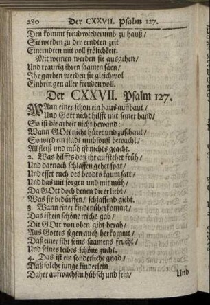 Der CXXVII. Psalm 127. - Der CL. Psalm 150.