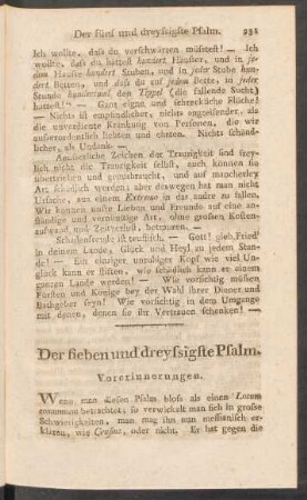 Der sieben und dreyssigste Psalm
