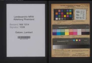 Entnazifizierung Lambert Gatzen , geb. 17.06.1888 (Reichsbahnbeamter)
