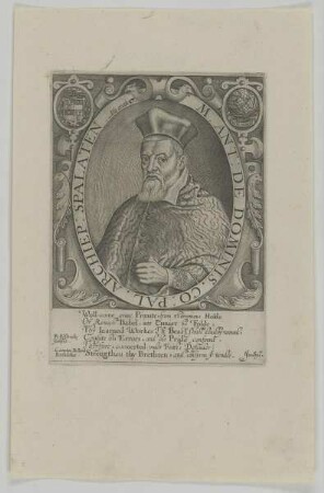 Bildnis des Marco Antonio de Dominis