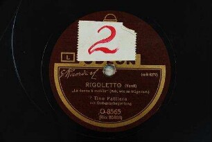 Rigoletto : "La donna è mobile" (Ach, wie so trügerisch) / (Verdi)