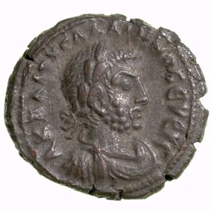 Münze, Tetradrachme, 256 - 257