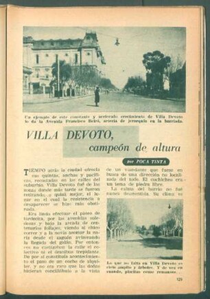 Villa Devoto, campeón de altura