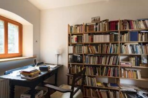 Arbeitszimmer von Elke Erb (1938-2024) in Wuischke