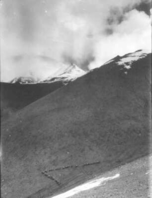 China. Sinkiang (Xinjiang). Kunlun. Süd-Sughet-Kette. Aufstieg zum Sughet-Pass (5434 m)