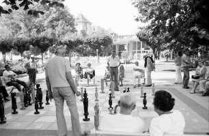 Überlingen: Schachspiel im Kurpark