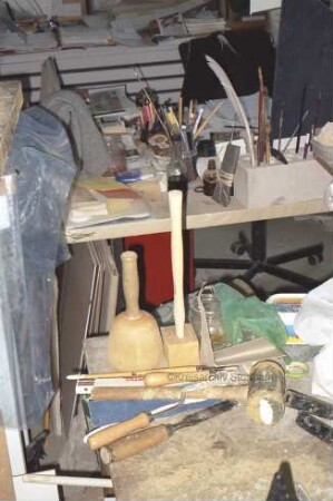 Kulturzentrum Wassermühle: Eröffnung Paper Art: Künstleratelier