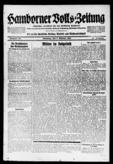 Hamborner Volks-Zeitung. 1911-1929