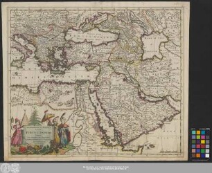 Accuratissima et Maxima Totius Turcici Imperii Tabula cum Omnibus Suis Regionibus Novissima Delineatio : cum Previlegio