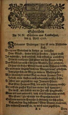 Joh. Christian Günthers aus Schlesien curieuse und merckwürdige Lebens- und Reise-Beschreibung