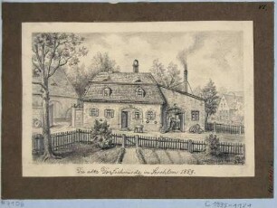 Die alte Dorfschmiede in Strehlen (Dresden-Strehlen)