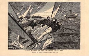 Yacht Racing on the Delaware River, USA