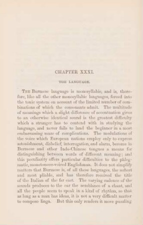 Chapter XXXI. The language