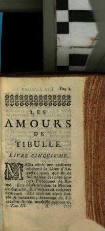 Les Amours De Tibulle, 3