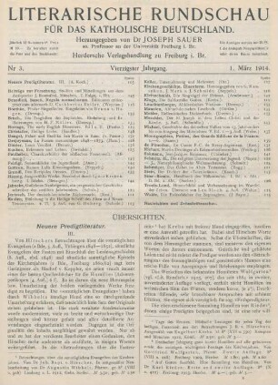 105-112 Neuere Predigtliteratur : III.