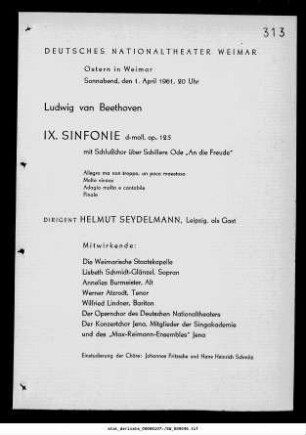 Ludwig van Beethoven IX. Sinfonie