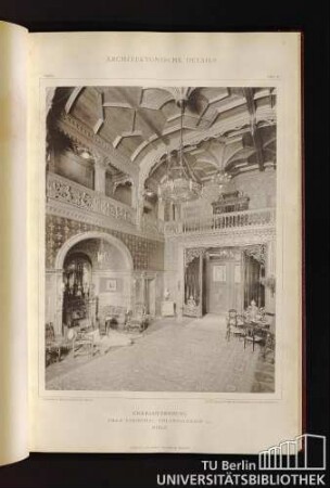 Tafel 20. Charlottenburg, Villa Steinthal, Uhlandstrasse 191 - Diele