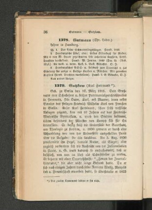 1378. Gutmann (Chr. Ludw.).