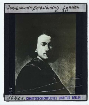 Rembrandt (Werkstatt), Selbstbildnis mit goldener Kette (Privatsammlung)