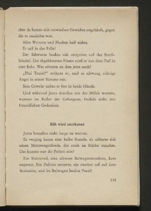 Bäh wird anerkannt