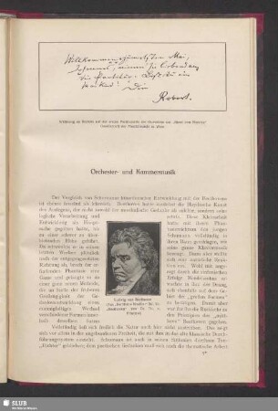 Orchester- und Kammermusik
