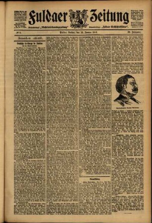 Zweite Ausgabe vom Freitag, den 12. Januar 1906.