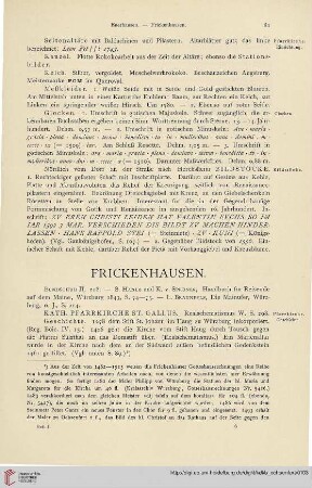 ⟦Frickenhausen⟧