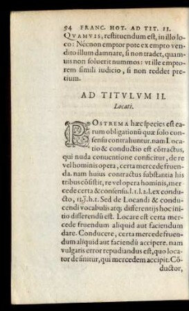 Ad Titulum II. Locati.