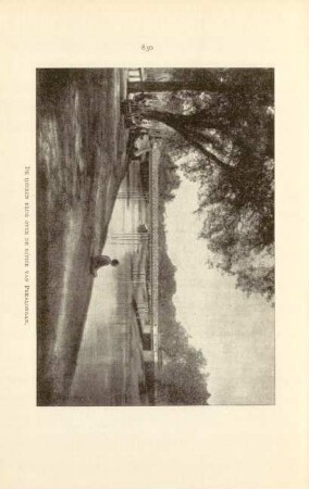 De ijzeren brug over de rivier van Pekalongan