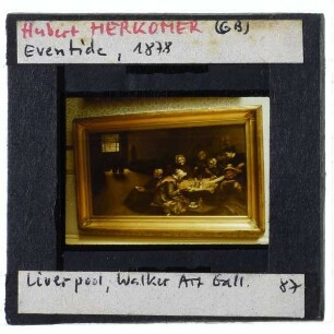 Herkomer, Eventide: Szene am Westminster Union