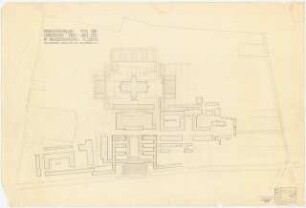 UFA (Universum Film AG), Potsdam-Babelsberg: Lageplan 1:1000