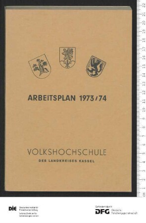Programm Jahr 1973/1974
