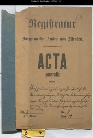 Verschiedenes, Zeitungen für öffentliche Bekanntmachungen - generalia -