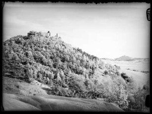 Blick vom Kaff-Berg auf Ruine Gleichen