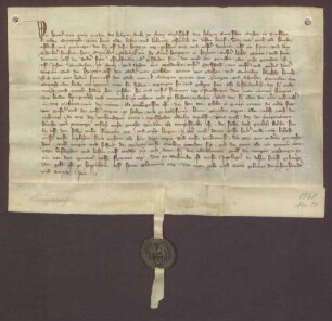 Erzbischof Heinrich von Mainz und Pfalzgraf Ruprecht I. einigen sich wegen aller ihrer Streitigkeiten auf genannte Schiedsrichter.
