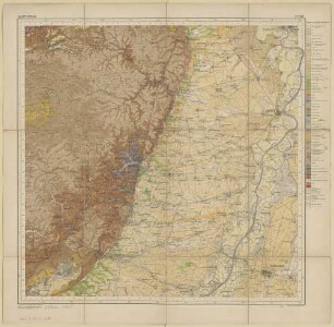 Geognostische Karte des Königreichs Bayern. XVIII, Abth. 5, Die Bayerische Rheinpfalz ;1. Blatt, Speyer