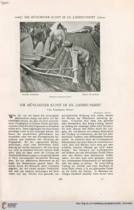 Die Münchener Kunst im XX. Jahrhundert