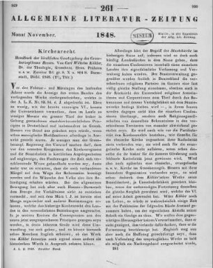 Köhler, K. W.: Handbuch der kirchlichen Gesetzgebung des Großherzogthums Hessen. Bd. 2. Darmstadt: Diehl 1848
