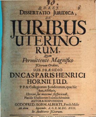 De iuribus uterinorum