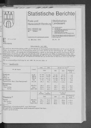 Bauhauptgewerbe Juli 1992 : Lfd. Nr. 34