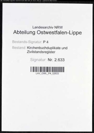 Kirchenbuchduplikate der evangelischen Gemeinde (GHT 1851-1874). (Gemeinde: Birkelbach, evangelische Gemeinde)