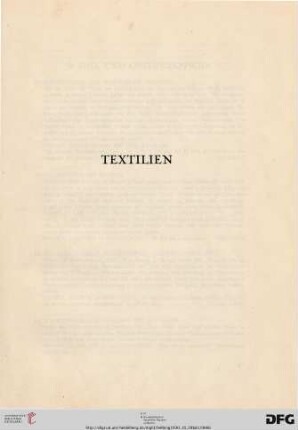 Textilien