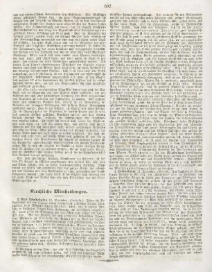 692 Kirchliche Mittheilungen