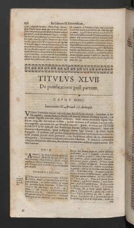 Titulus XLVII.
