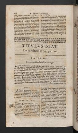 Titulus XLVII.