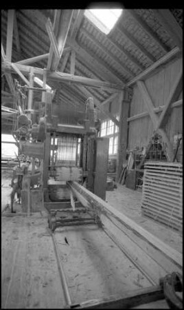 Wagensteig: Sägewerk Dold, Gattersägen