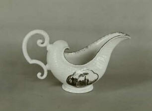 Sauciere mit bunten Watteauszenen