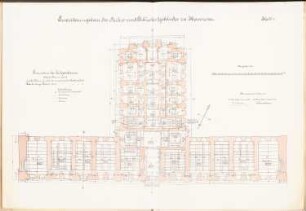 Archiv- und Bibliotheksgebäude, Hannover: Grundriss EG 1:100