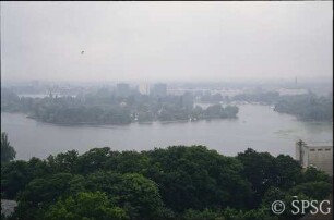 Potsdam, Blick vom Brauhausberg auf die Stadt.